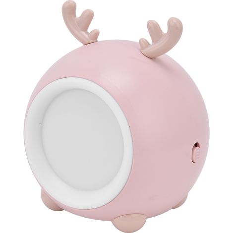 Veilleuse mignonne pour animaux de compagnie, portable, luminosité réglable, protection des yeux, trois niveaux de température de couleur, veilleuse de chambre rose (1/5)