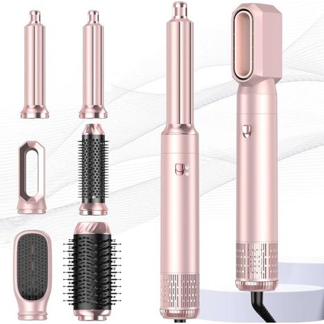 Pro Air Styler 6 in 1: asciugacapelli da 1000 W, spazzola asciugacapelli, arricciacapelli automatico, per asciugare, arricciare e lisciare i capelli. (1/4)