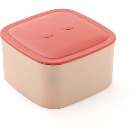Boîte de couture magnétique PP polyester multicolore multifonctionnelle, rangement artisanal style scandinave pour maison rose et violet