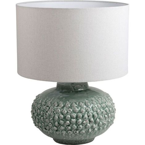Lampe céramique Prasline verte 42x57cm (1/5)