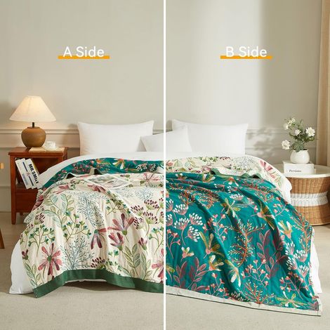 Couverture-coussin JeiibrZui - 150 x 200 cm - 1 pièce - Flanelle douce - Beige - Décoration légère pour salon et chambre (1/5)