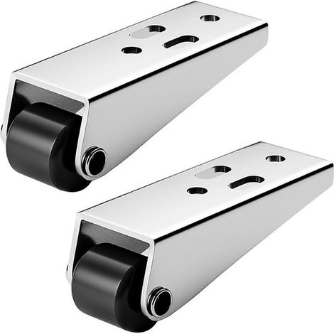 Roulettes de support robustes, montage latéral/vertical, silencieuses, pour meubles et établis (1/5)