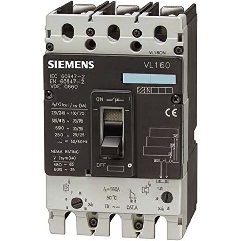 Calotta Ip30 2Pz Vl160X-250 Std 3P (Siemens Cod. 3Vl93008Cb30) (1/2)