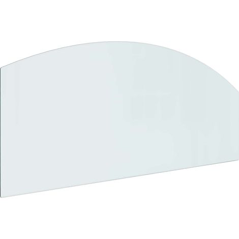 Feuerstelle Glasplatte Transparent 120 x 50 cm Glas vidaXL
