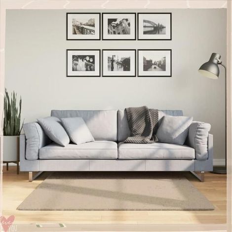 Tapis - VINGVO - HUARTE - 120x120 cm - Lavable machine 30°C - Antidérapant (1/5)