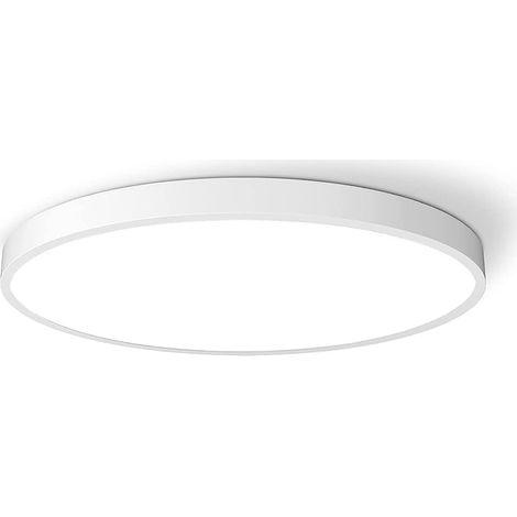 Tigrezy Lampada da soffitto a LED con sensore di movimento 12W 6000K Lampada da soffitto a LED rotonda con rilevatore di movimento radar per esterni, interni, scale, bagno, garage, corridoio 205cm