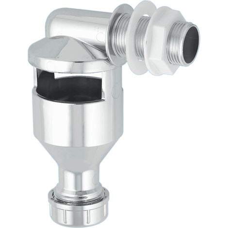 McAlpine TUN-3CP One Piece Side Inlet Tun Dish with " Inlet x 19/23mm Universal Outlet (1/3)