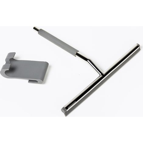 BATHBAZAAR - Raclette de douche MAX petit modèle en inox finition brillant
