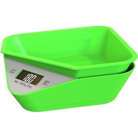 Vert Balance électronique pour Alimentation d'animaux de Compagnie, Bol de 5 kg, Balance numérique pour régime Alimentaire, Outils de Cuisine (1/4)