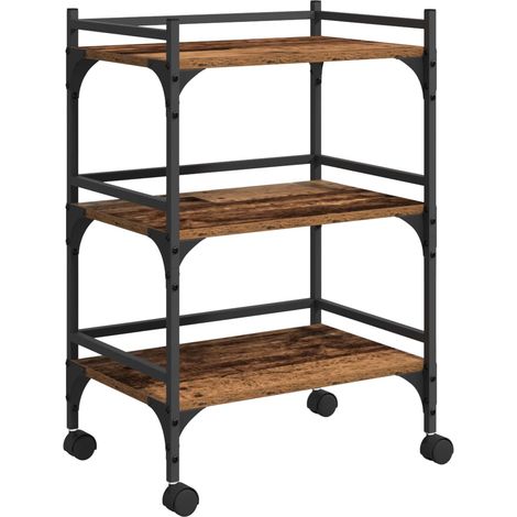 Chariot de cuisine Bois Ancien 50 x 35 x 75,5 cm