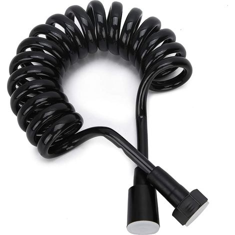 Tuyau de Douche Télescopique, 2 M, Flexible avec Double Protection Anti-Torsion, pour Salle de Bain (1/5)