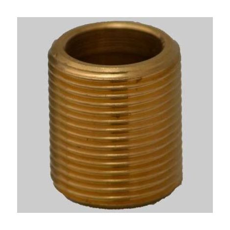 NIPLES TUTTO FILETTATO OTTONE GIALLO - 3/8