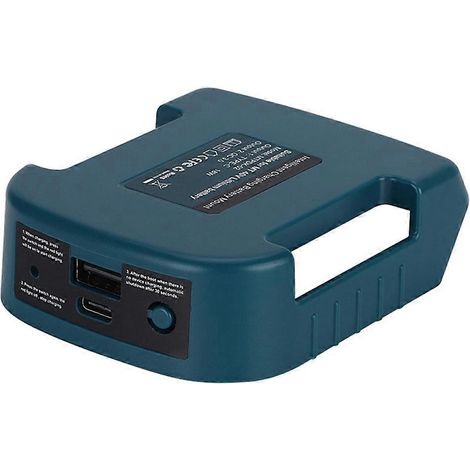 Adaptateur de chargeur USB pour batterie Li-Ion 40 V Makita avec port USB Type-C (1/5)
