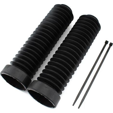 Fundas protectoras para amortiguadores de horquilla delantera inferior de motocicleta Honda ATC 250R 350X ATC, color negro. (1/5)