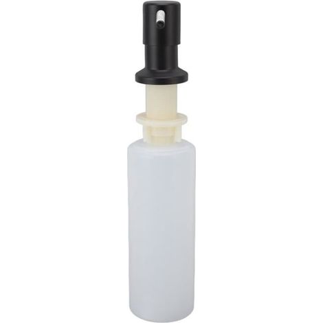 Seifenspender (Edelstahl mit gebürsteter Nickeloberfläche) – 300 ml – Edelstahl 304 – 360° drehbar – Einfache Montage (1/4)