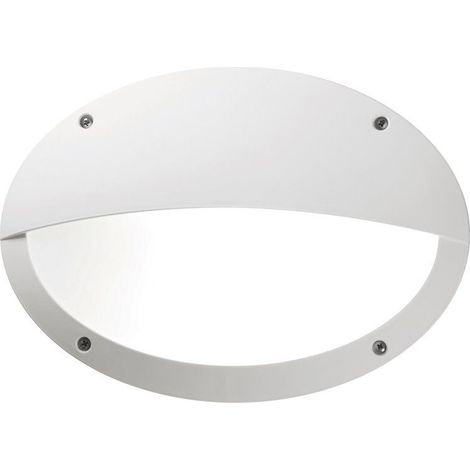 Wandleuchte Teia Hor. Hood Ip66 E27 23w Weiß (1/2)