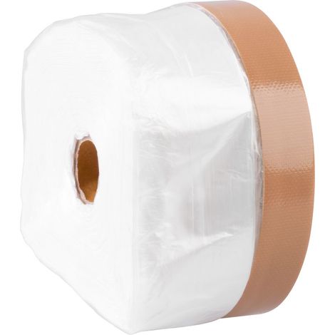 Abdeckfolie Strend Pro, 550 mm, L-25 m, PE, mit Stoffklebeband, Abdeckfolie, für Boden