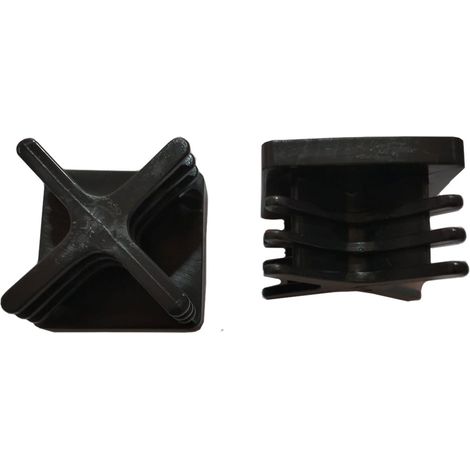 PUNTALE QUADRO ALETTATO mm 80 x 80- 50 pezzi  - Senza Marca