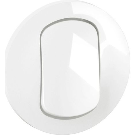 Enjoliveur simple IP44 Céliane Legrand Finition: Blanc
