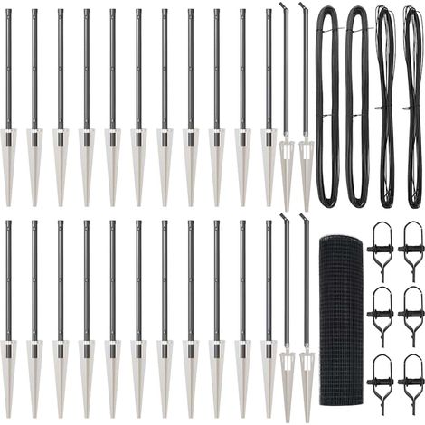 Maison Exclusive - Schweißdrahtzaun mit Spikes 50 x 0,6 m (B x H)