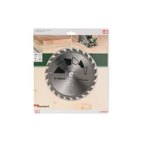 Bosch Kreissägeblatt STANDARD, DIY, 184 x 20/16, 24 (1/3)