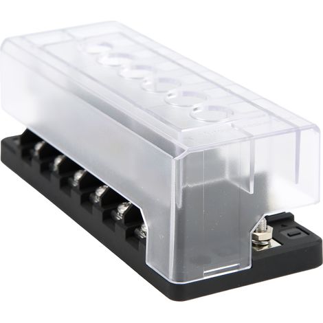 6-poliger Leitungsschutzschalter mit Überlastschutz, 32 V DC, transparente Isolierabdeckung, wasserdichte Kappen, modulares Gehäuse (1/5)