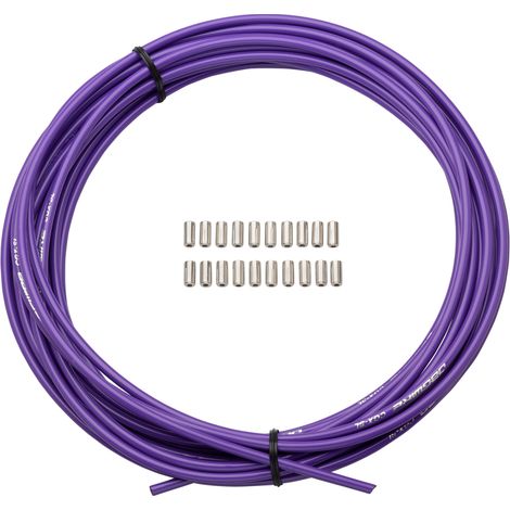 Gaine De Frein Vélo Lubrifiée 5mm - Bobine 10m Violette - Jagwire
