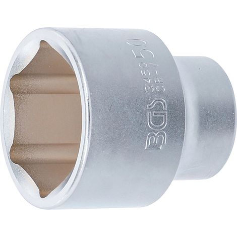 Llave de vaso hexagonal  entrada 20 mm (3/4")  50 mm (1/3)