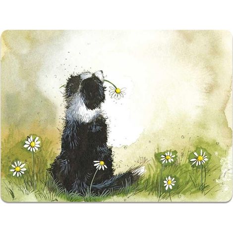 Tovaglietta MT46 con immagine di un Border Collie