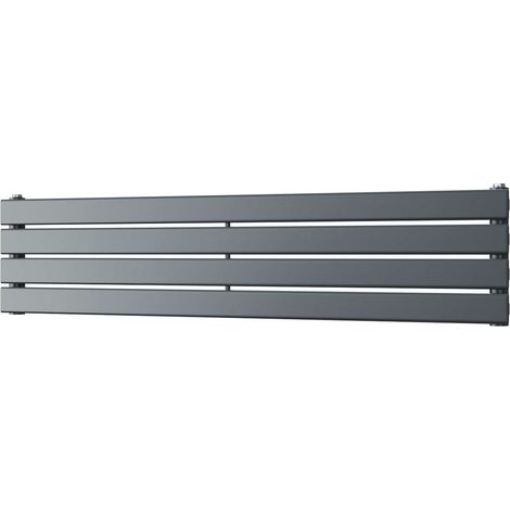 Typhoon Axis - Anthracite Horizontal Radiator H272mm x W1200mm Single Panel