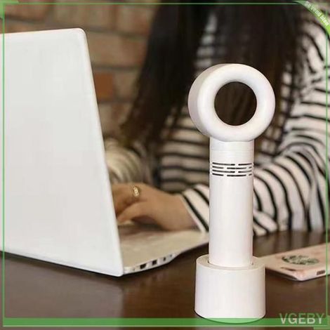 Ventilateur sans lame - FAFEICY - Fan Fabhak - Batterie 2000 mAh - 3 vitesses - Base amovible (1/5)