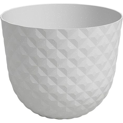 Artevasi Pflanztopf Havana Tropical Kunststoff grau matt Ø 20 x 17 cm Pflanztopf (1/3)