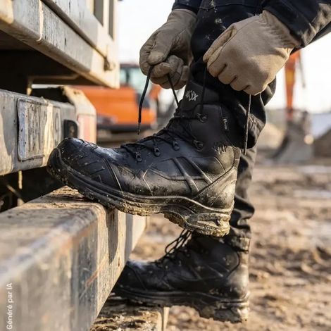 Chaussures de sécurité HAIX Airpower XR 810 GTX noires S7 Haix Taille 47 (1/5)
