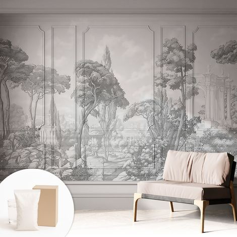 Fototapete - Tapete Vliestapete mit Kleber - Wandtapete Moderne Wandbild Schlafzimmer Wohnzimmer Stimmungsvolle Natur 312x219 cm (1/5)