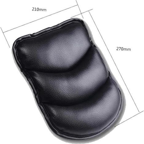 Armlehnenbezug für die Mittelkonsole, kompatibel mit Renault Duster, Megane 2, Logan, Captur, Armlehnenbezüge (schwarz) (1/5)
