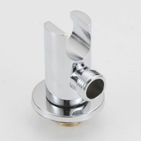 Support Coudé Pour Pommeau De Douche - Laiton Massif - Finition Chromée - Filetage G 1/2 - Unité (1/4)