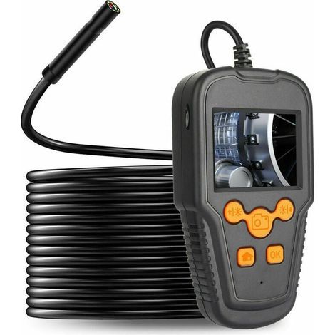 Telecamera endoscopica LCD da 2,4 pollici - Risoluzione HD 1080P - IP68 - Obiettivo da 8 mm - Endoscopio portatile (1/5)