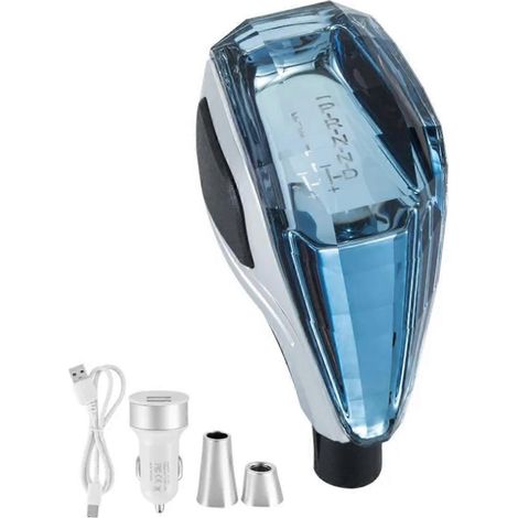 Modifizierter Universal-Schaltknauf von Car Crystal mit mehrfarbiger LED-Beleuchtung für Automatikfahrzeuge. (1/5)