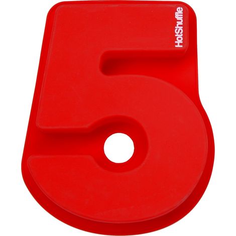 1 Moule à gâteau en silicone, Nombre 5, Grand format 33cm, Pour anniversaire et mariage