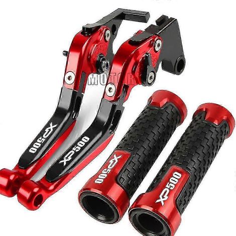 Pièces détachées uniques pour motos 2023 : leviers de frein et d'embrayage réglables, poignées de guidon, embouts de guidon, compatibles avec Yamaha XP500 (2010-2011). (1/5)