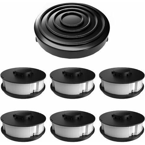 Ersatz Fadenspulen Mähspulen mit Haube Spulendeckel passend für ALDI Gardenline GLR GLT Rasentrimmer sowie Einhell Top Craft King Craft