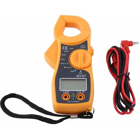 Pince Ampèremétrique Numerique, Multimetre Professionnel Automatique AC DC Voltmètre Amperemetre Pince de Courant Pinces Ohmmètre Volt Tester LCD Meter Pocket Digital Multi Tester (1/5)