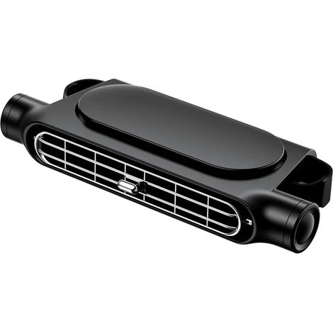 Tragbarer Autositzventilator – klingenloses und tragbares Design, leiser Betrieb, drei Geschwindigkeitsstufen verfügbar. (1/5)
