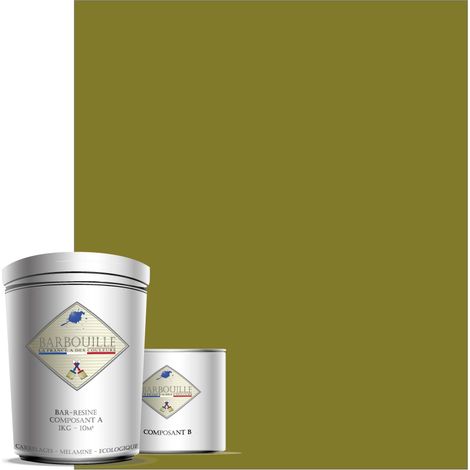 Peinture résine époxy 0,75L MAT 10m² Vert Kaki Brexit