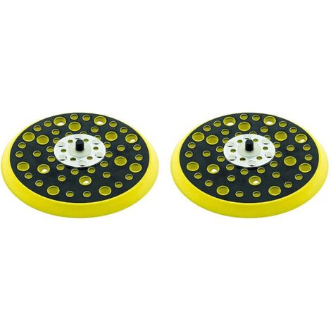 150mm 5/16 Thread 52 Hole Loop Backing Pad Compatible avec Mirka (2pcs) (1/3)