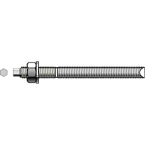 10 Tiges Filetées Inox A4 avec Écrou et Rondelle Stm - M8x110 mm - D-Work