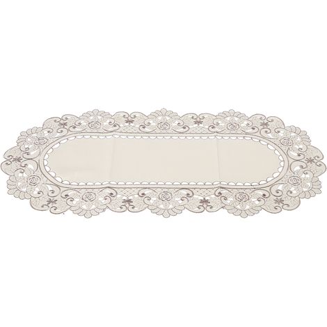Nappe De Table Et Housse Micro-Onde - Design Vintage Européen - Polyester Résistant À La Chaleur - Pour Cuisine Et Fêtes - 1 Pièce (1/5)