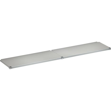 KWC AR Ablage, MAXIMA, Edelstahl,  für Untergestell, 2586x555 mm