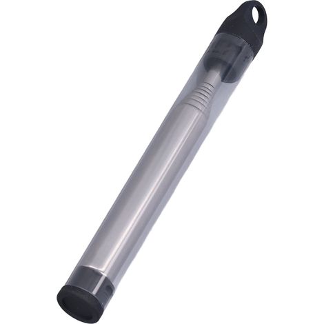 Soufflet de poche rétractable en acier inoxydable pour feu, idéal pour les pique-niques, le camping et la randonnée. (1/5)