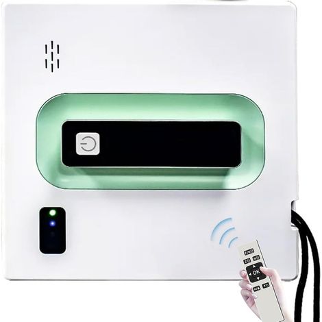 Fensterputzroboter, elektrischer Fensterputzroboter mit Fernbedienung, Fensterputzer mit Wassertank, ferngesteuerter Fensterputzroboter, Staubsauger (1/5)